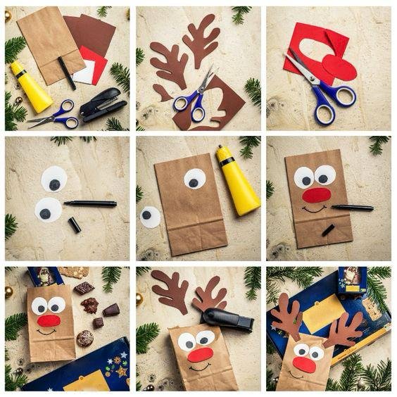 Yılbaşı İçin Geyikli Kurabiye ve Kurabiyeler için Güzel Bir Hediyelik Kutu Nasıl Hazırlanır?