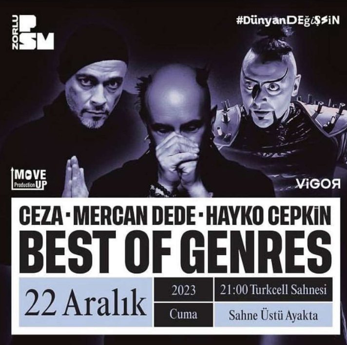 Mercan Dede, Hayko Cepkin ve Ceza’dan Müzikseverlere Sürpriz Konser!