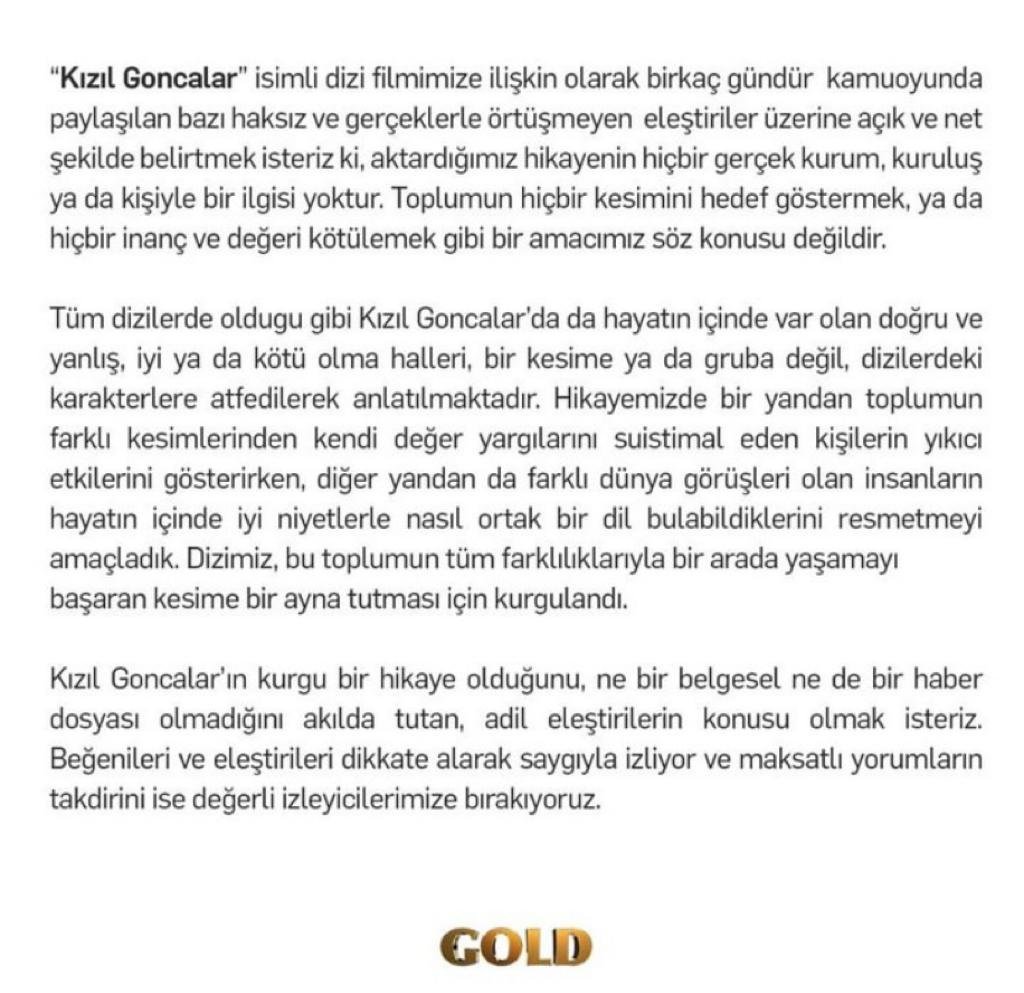 FOX TV’nin Yeni Dizisi Kızıl Goncalar RTÜK’ün Hedefinde