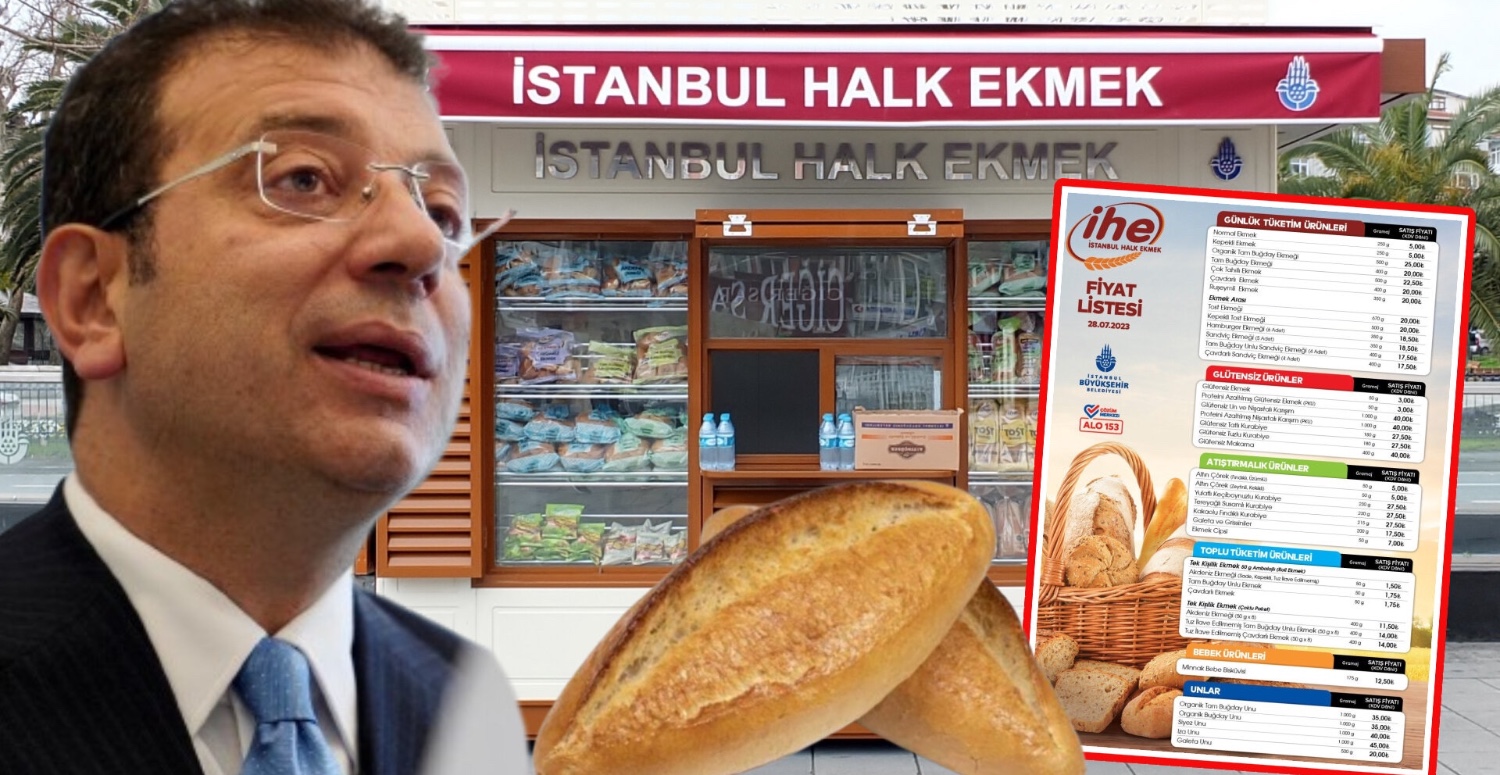 İSTANBUL HALK EKMEK FİYATLARI 2023