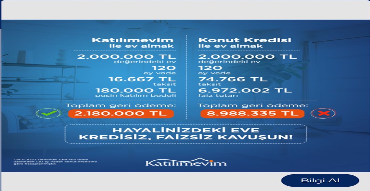 KATILIM EVİM KONUT KAMPANYASI