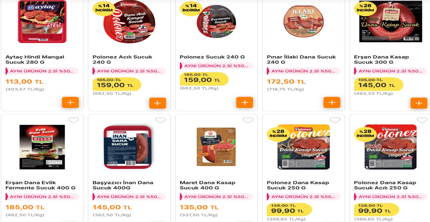 KİMİ ÜRÜNLERDE EKSTRA %41’E KADAR İNDİRİM FIRSATI SİZİ BEKLİYOR