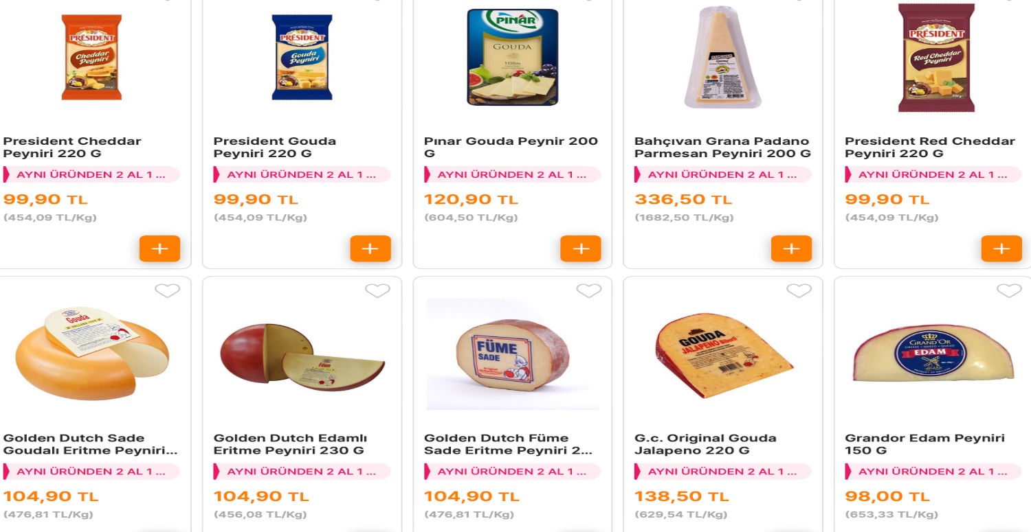 MİGROS MARKET PEYNİR İNDİRİMİ