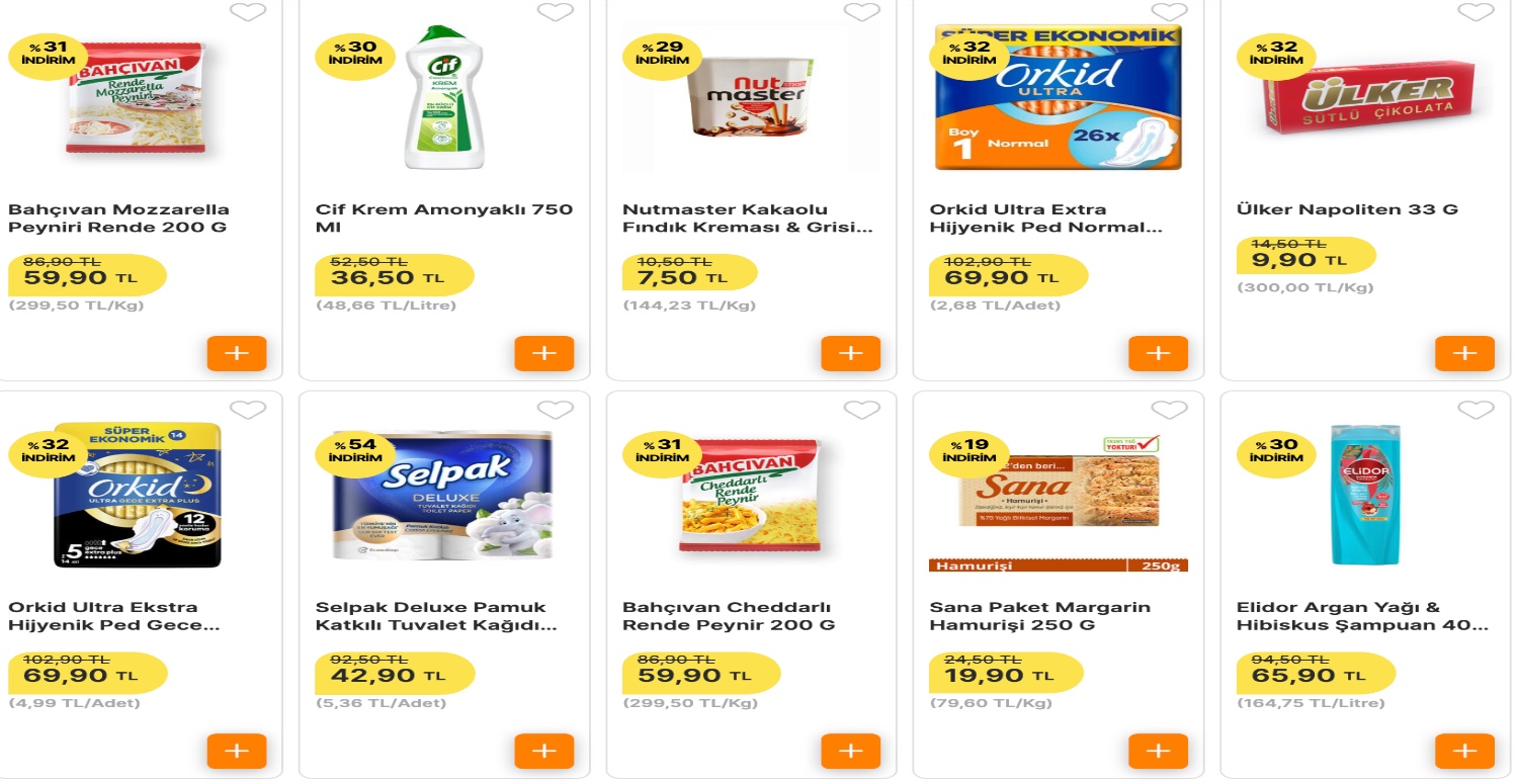 MİGROS MARKETLERDE 3 OCAK’A KADAR İNDİRİMLİ ÜRÜNLER