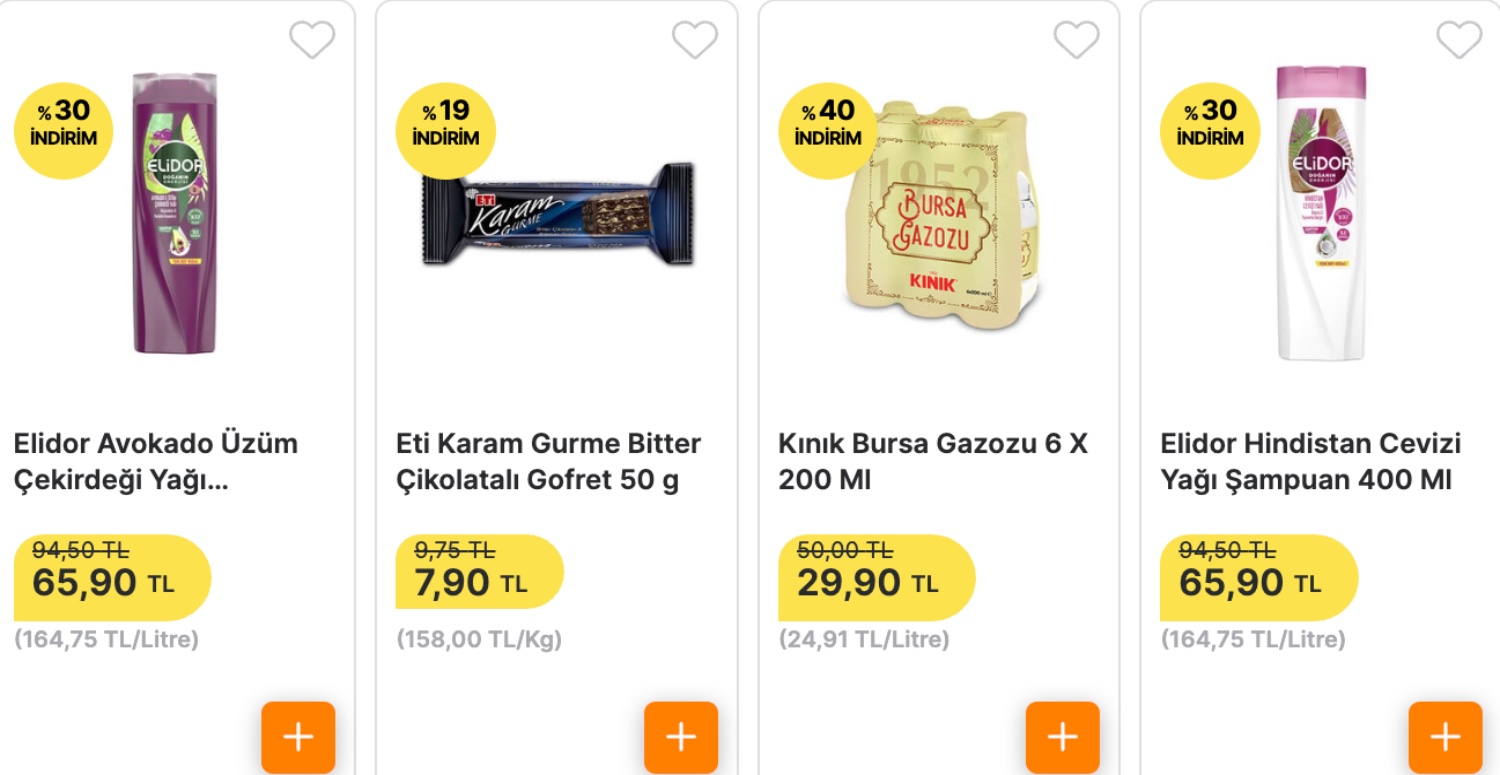 MİGROS MARKETLERDE 3 OCAK’A KADAR İNDİRİMLİ ÜRÜNLER