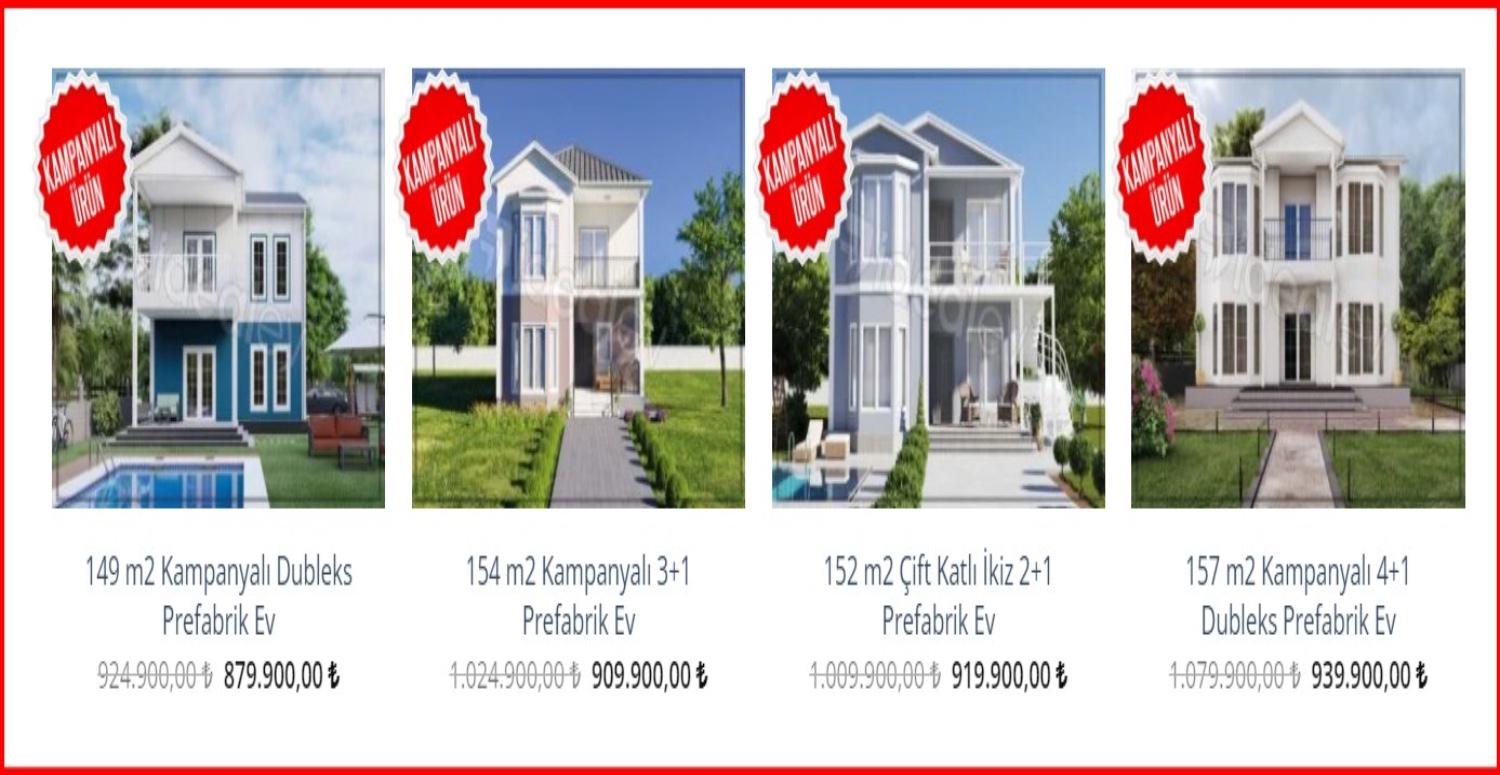 PREFABRİK VİLLA FİYATLARI