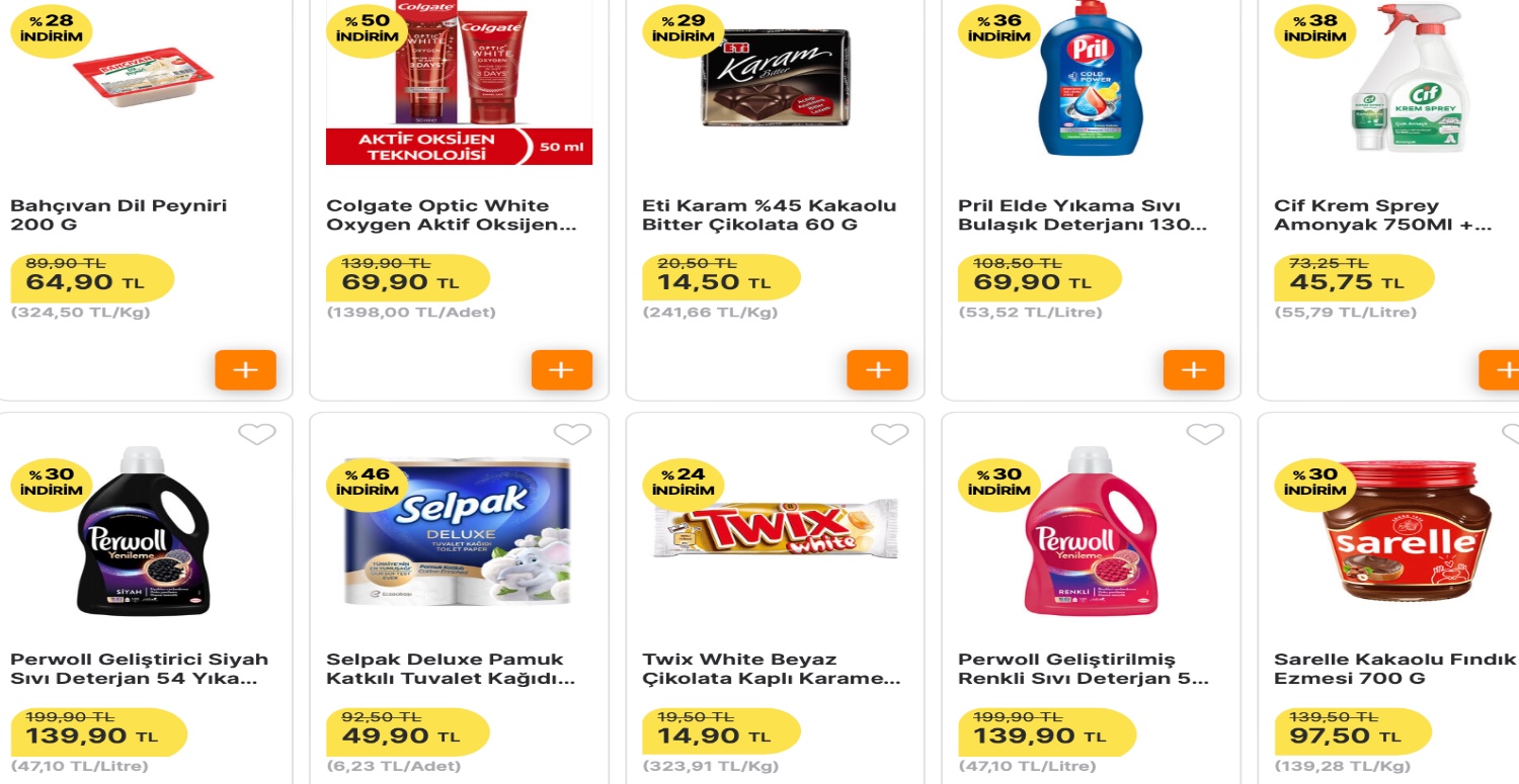SEÇİLİ ÜRÜNLERDE %44‘E KADAR İNDİRİM KAMPANYASI