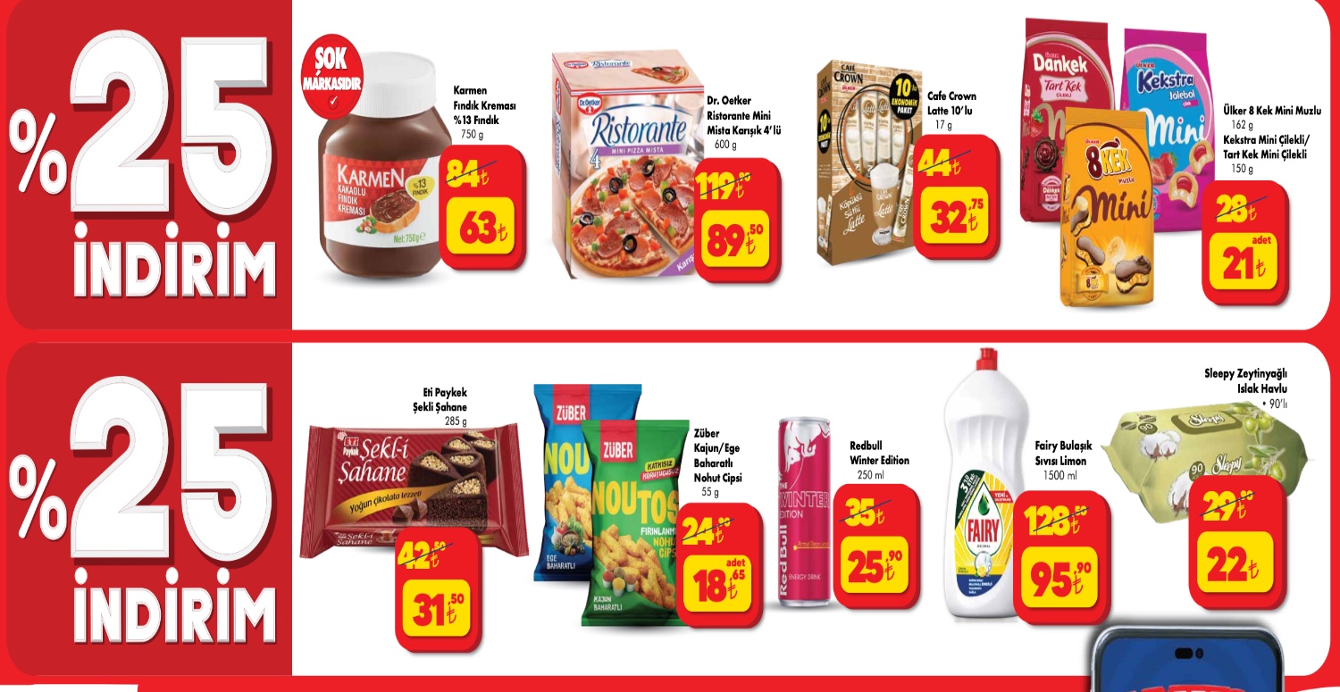 ŞOK MARKETLER 13 - 19 ARALIK 2023 İNDİRİMLİ ÜRÜNLER