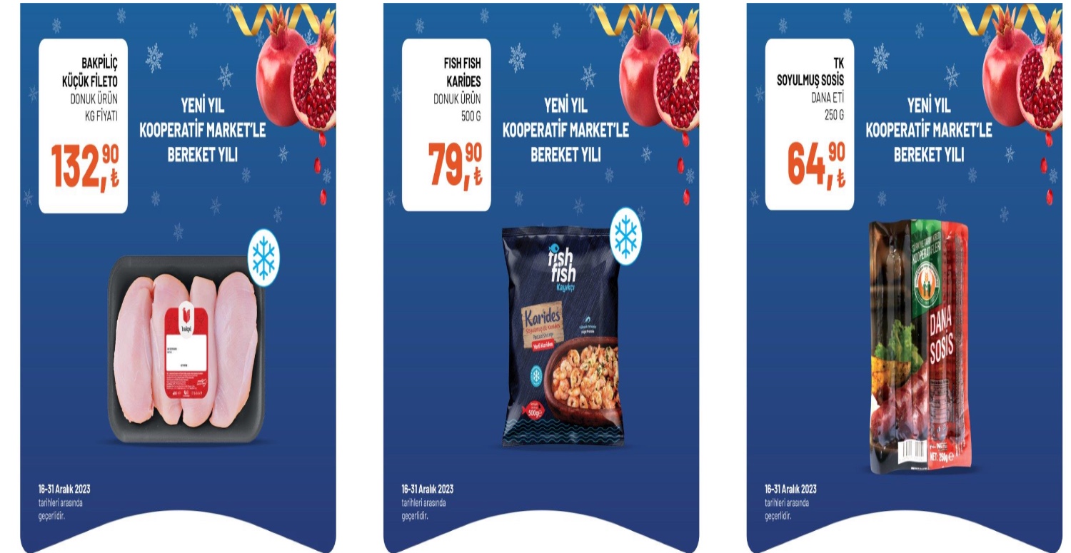 TARIM KREDİ KOOPERATİF MARKETLERDEN ALIŞVERİŞ YAPACAKSINIZ YILBAŞI YEMEĞİNİZİ DÜŞÜNMEYİ BIRAKIN