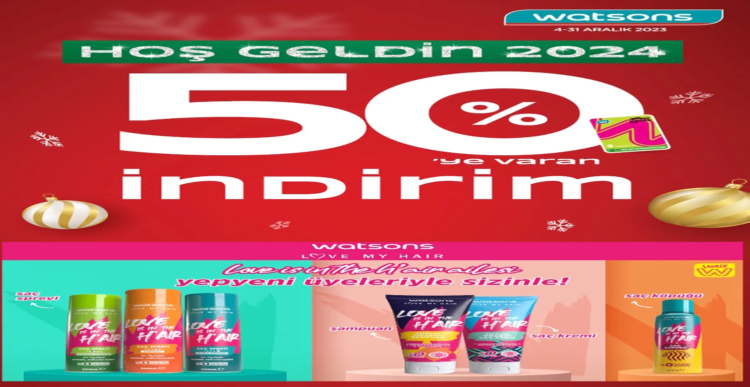 WATSONS İNDİRİM KAMPANYASI 2024