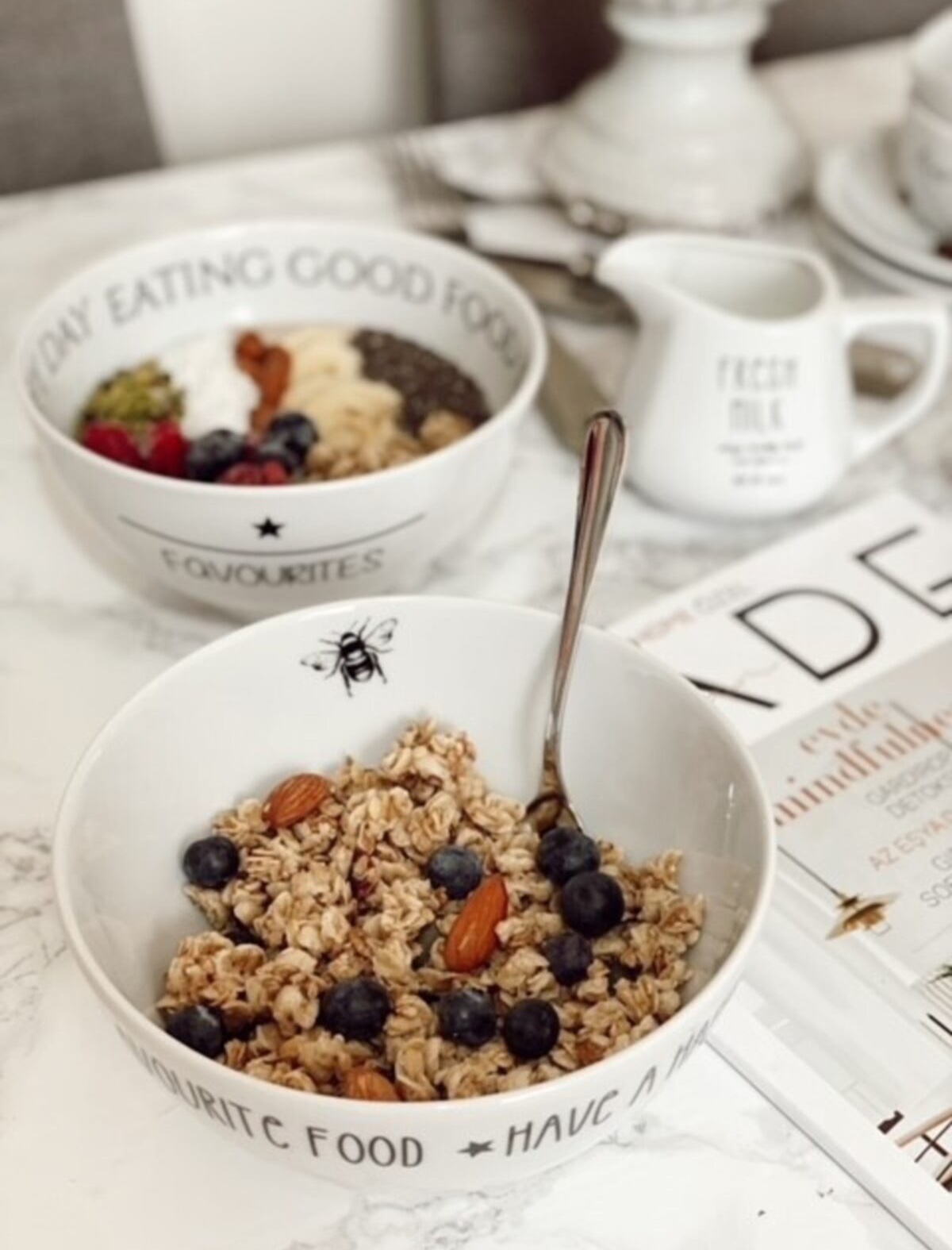 YOĞURTLU MÜSLİ KASESİ