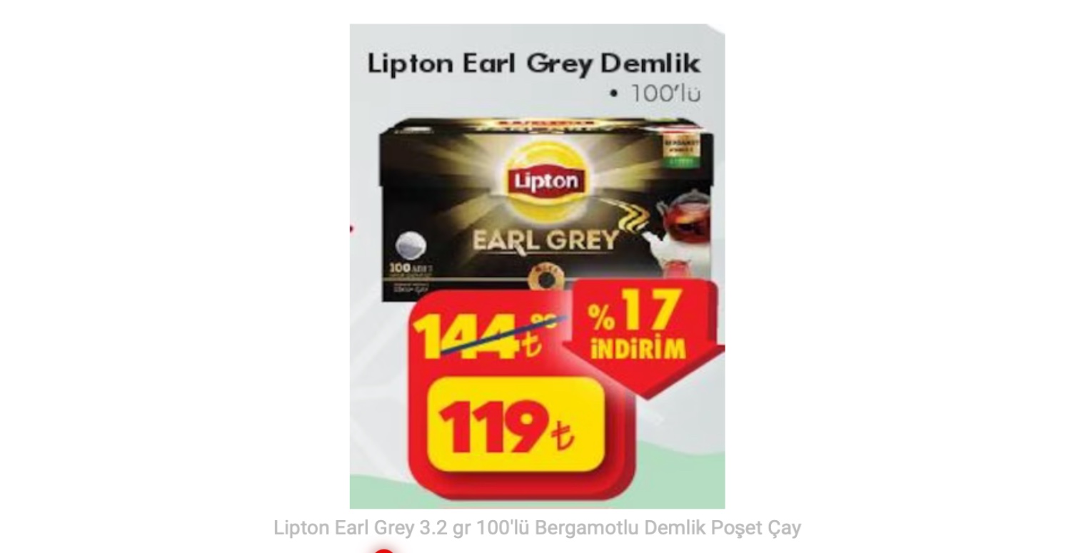 YÜZLÜ DEMLİK ÇAY %17 İNDİRİMLE RAFLARDA