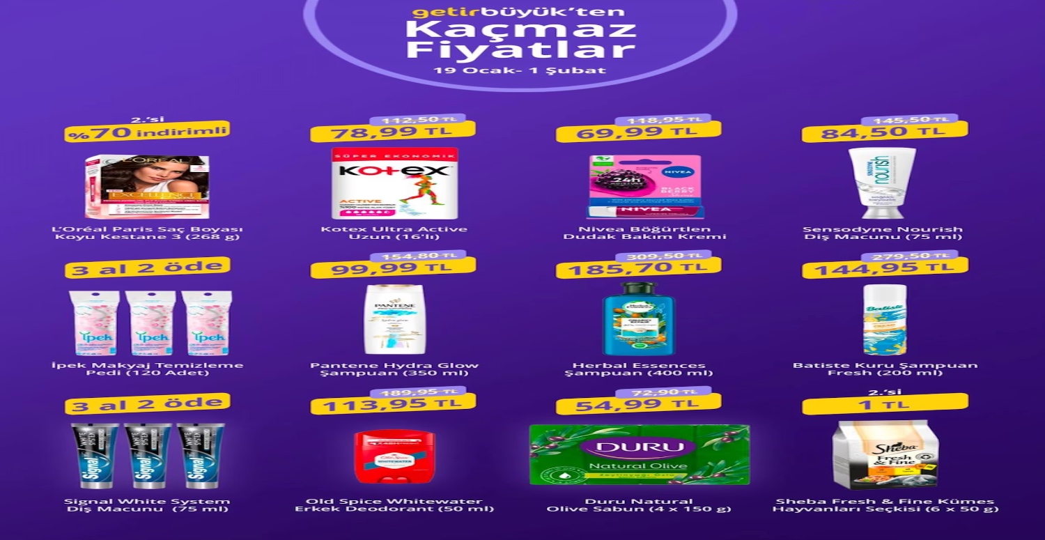 1 litre ayçiçek yağı al ikincisi yüzde 40 indirimli! Getir Büyük duyurdu