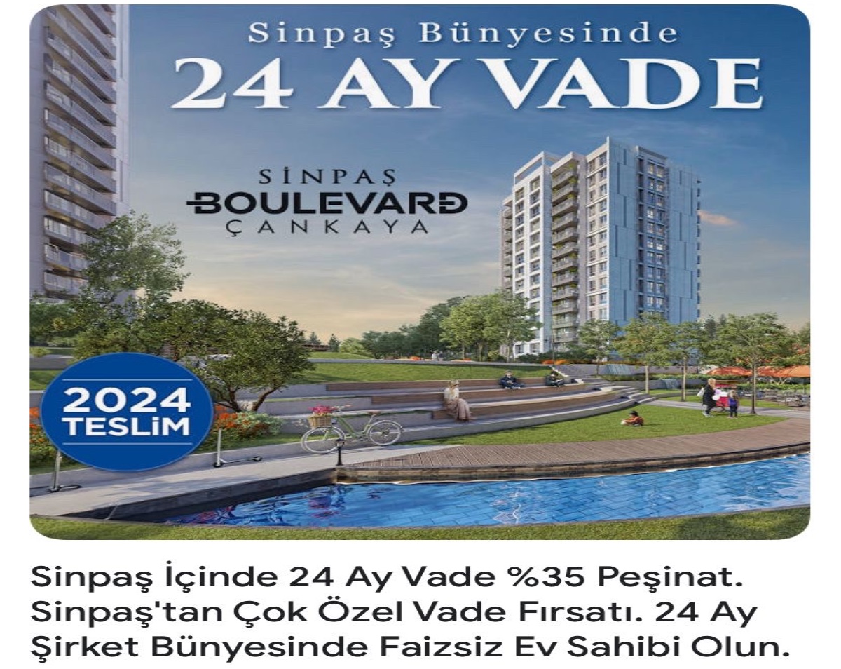 24 ay vade ile 2024 yılında teslim alacağınız evler sizi bekliyor! Anında faizsiz ev sahibi olun