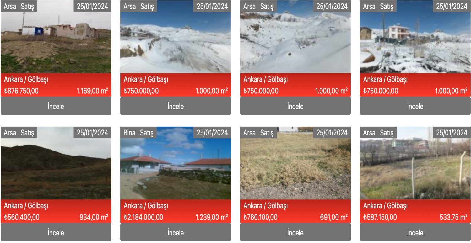 371.000 TL’den başlayan fiyatlarla arsa sahibi olabilirsiniz! Milli Emlak duyurdu