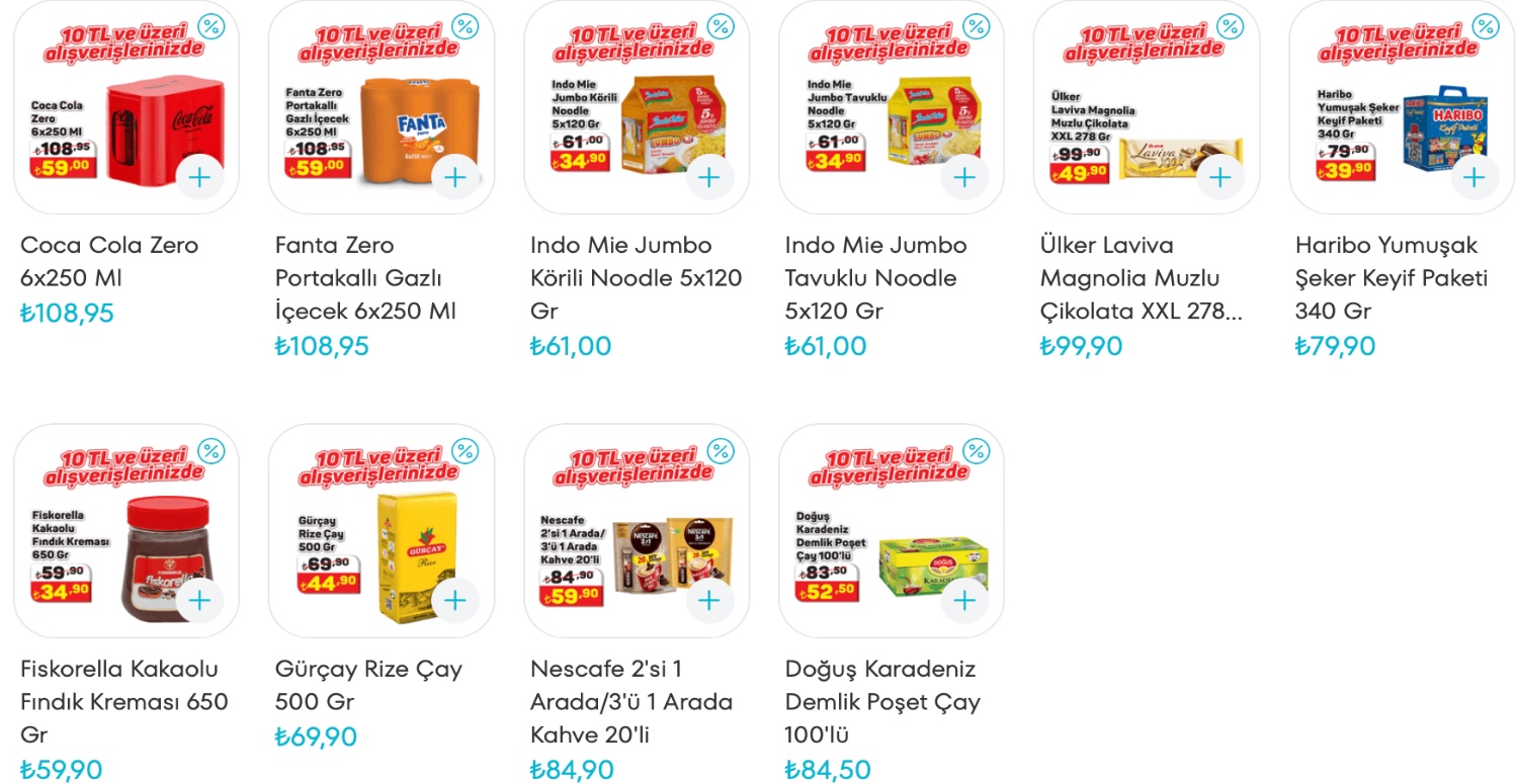8 OCAK A101 10 TL VE ÜZERİ İNDİRİMLİ ÜRÜNLER