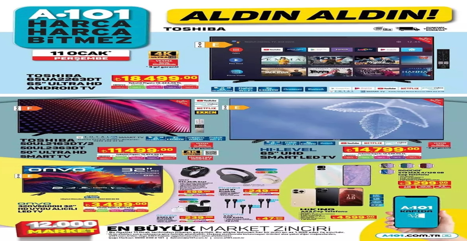 A101 11 17 Ocak aktüel katalogu