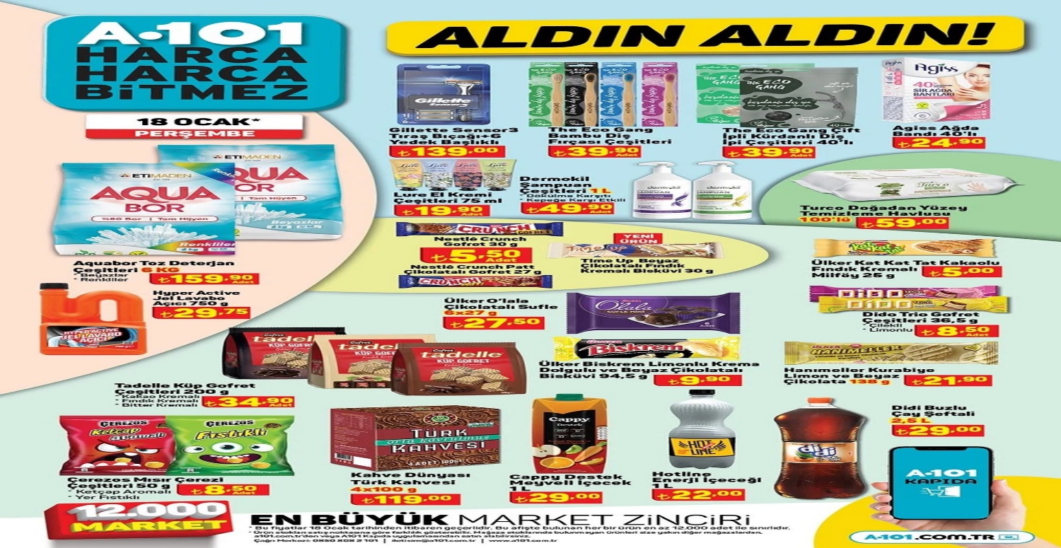 A101 18 24 Ocak aktüel katalogu