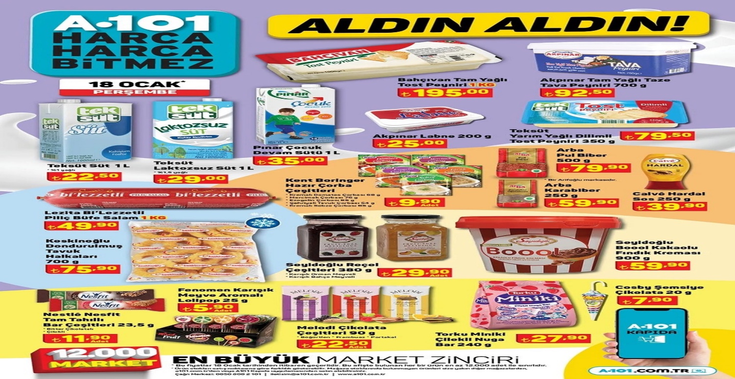 A101 18 24 Ocak aktüel katalogu
