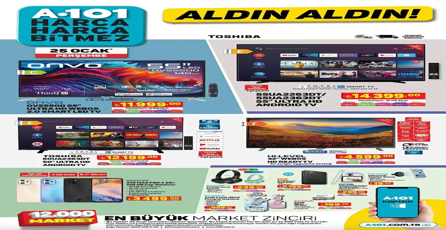 A101 25 31 Ocak aktüel kataloğu