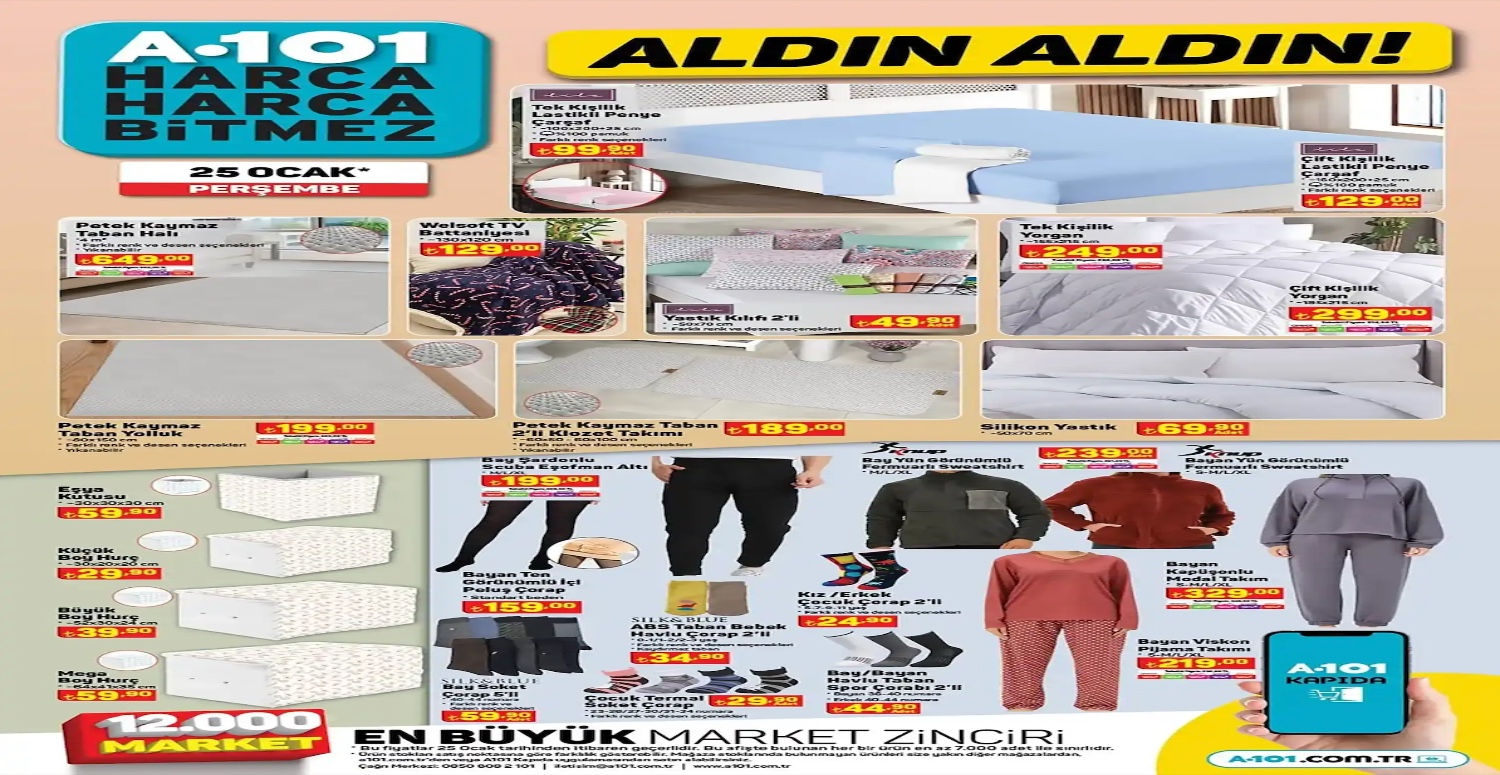 A101 25 31 Ocak aktüel kataloğu