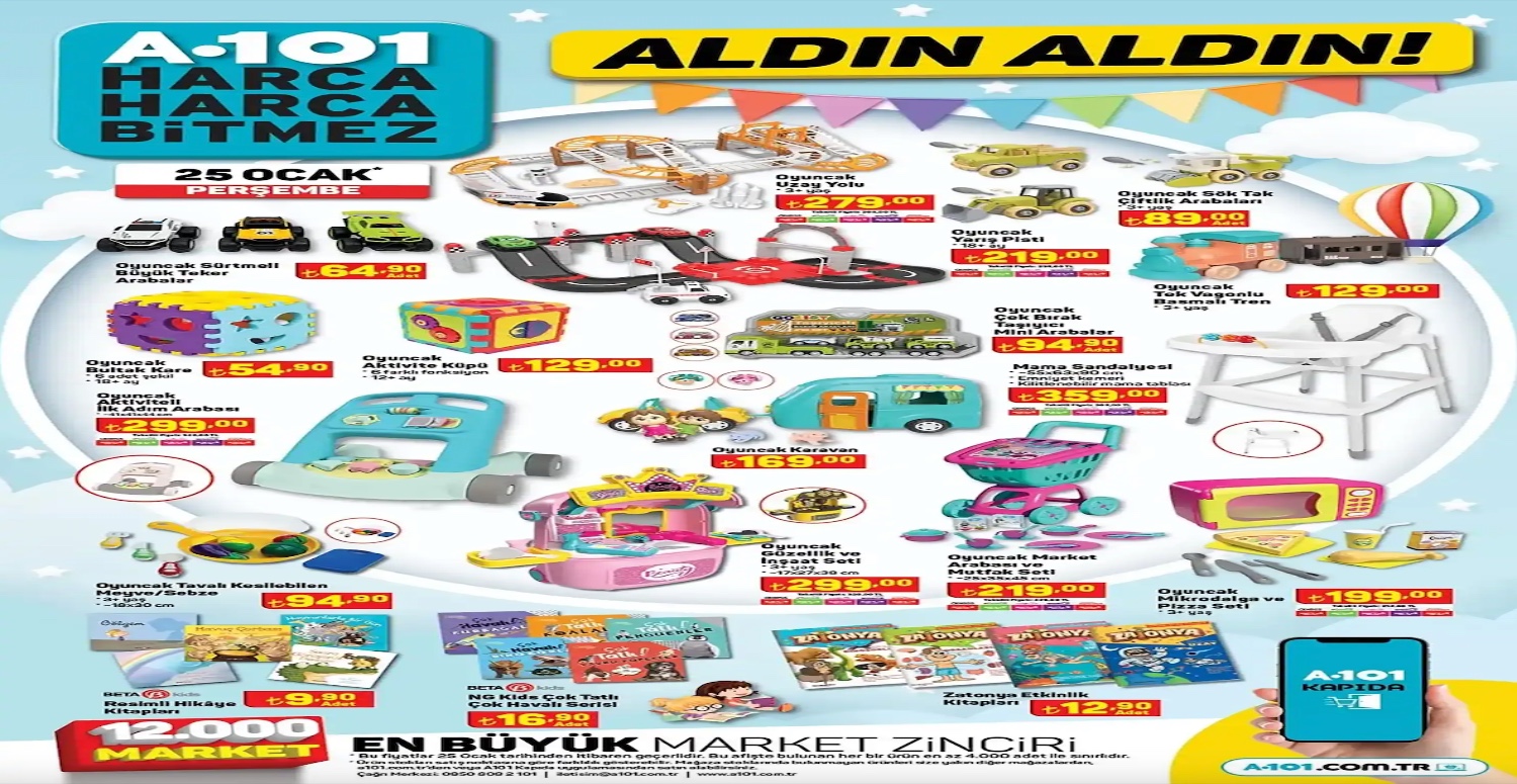 A101 25 31 Ocak aktüel kataloğu
