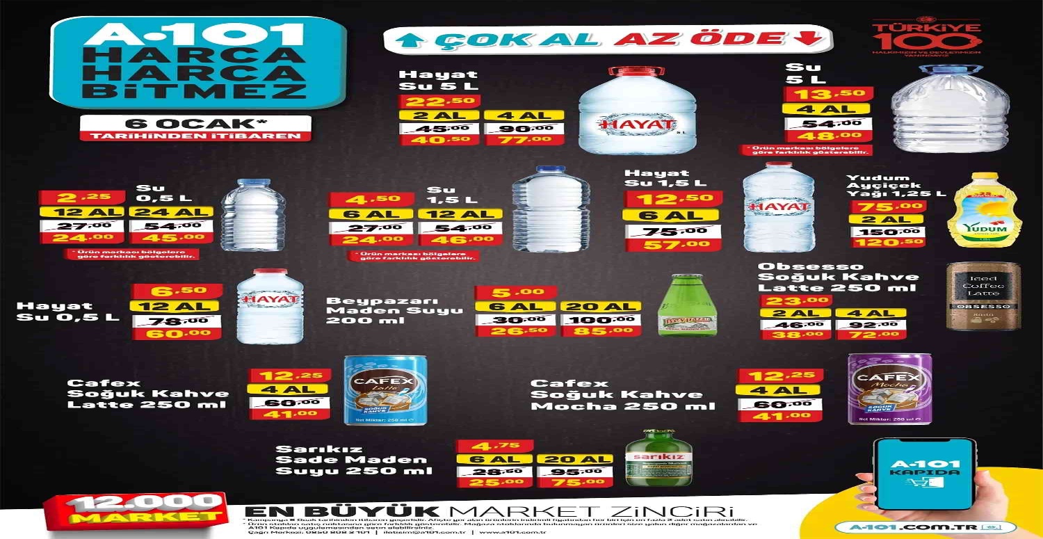 A101 6 12 Ocak aktüel katalogu