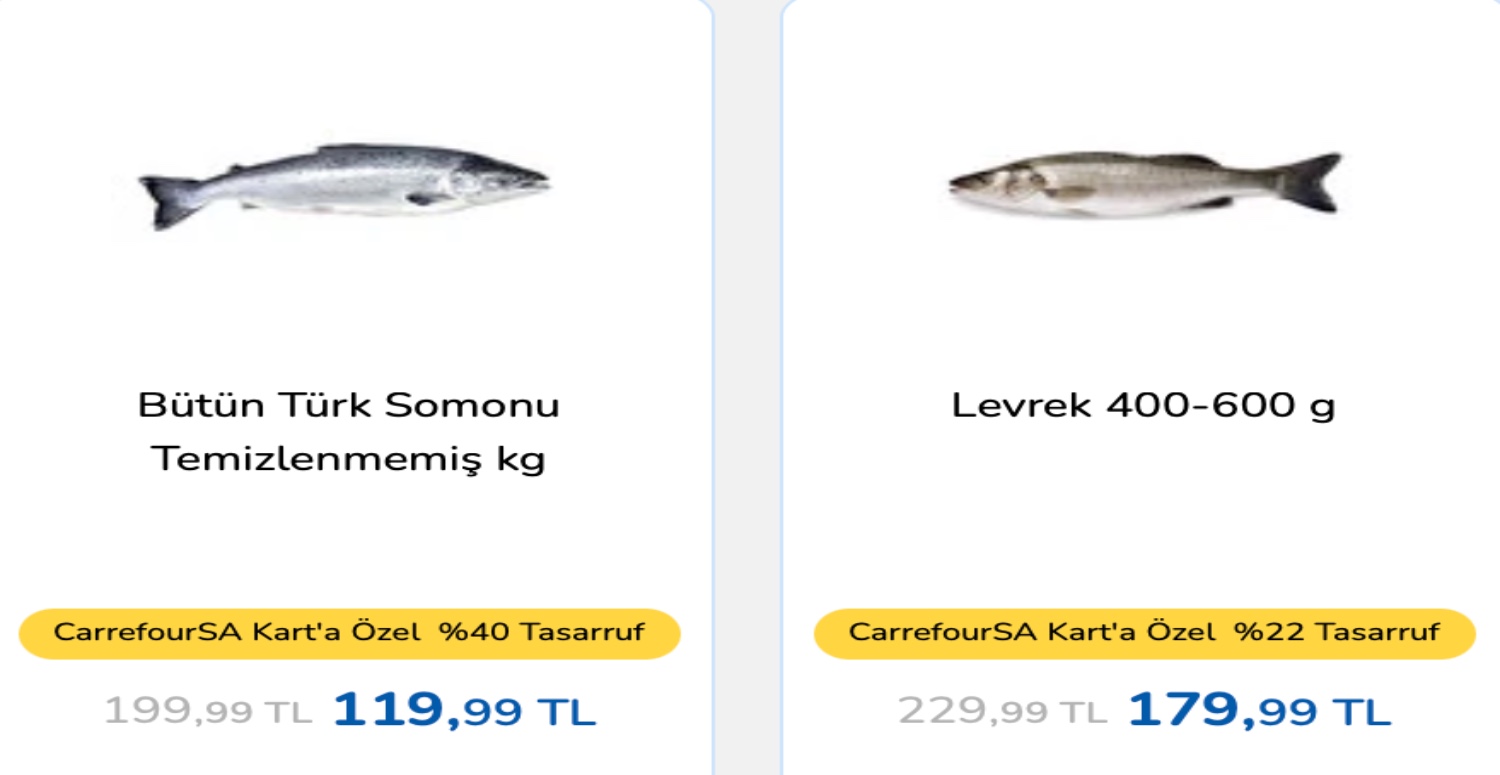 Akşam balık yemek isteyenler o markete koştur koştur gidecek! Tüm balıklarda yüzde 40’a varan indirim kampanyası