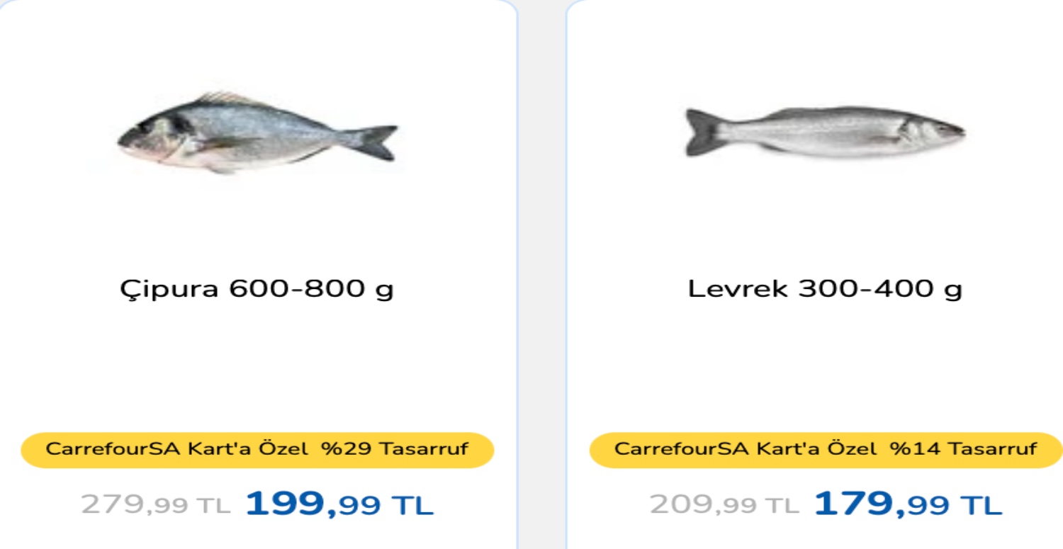 Akşam balık yemek isteyenler o markete koştur koştur gidecek! Tüm balıklarda yüzde 40’a varan indirim kampanyası