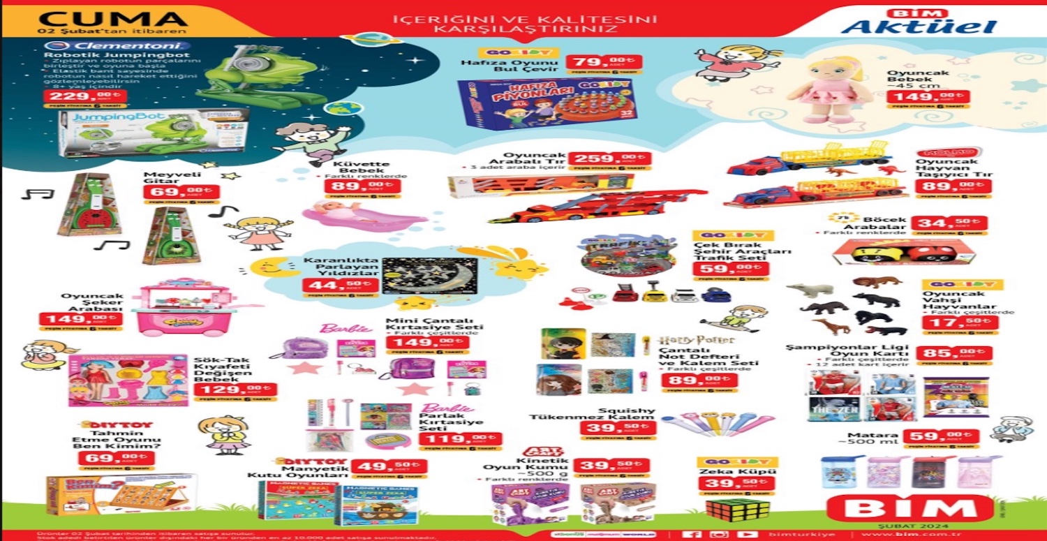 Bim 2 8 Şubat aktüel kataloğu