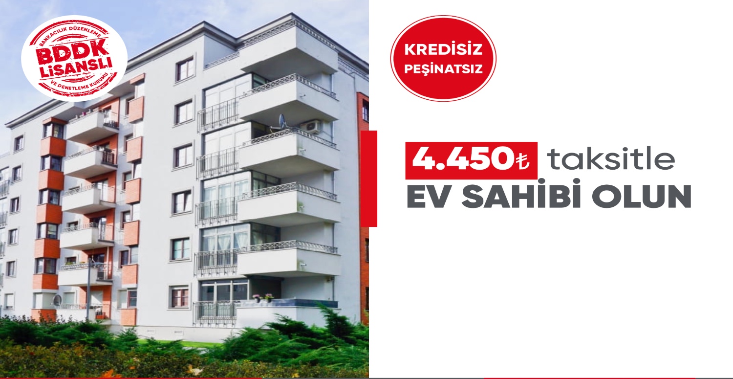 Genç çiftler evlerine kavuşacak! Ayda 4450 TL taksitle ev sahibi olmak mümkün