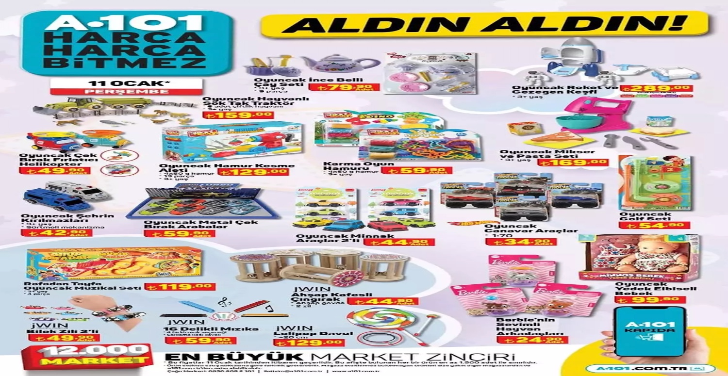 HER YAŞTAN ÇOCUK OYUNCAKLARI AKTÜEL KATALOĞUNDA