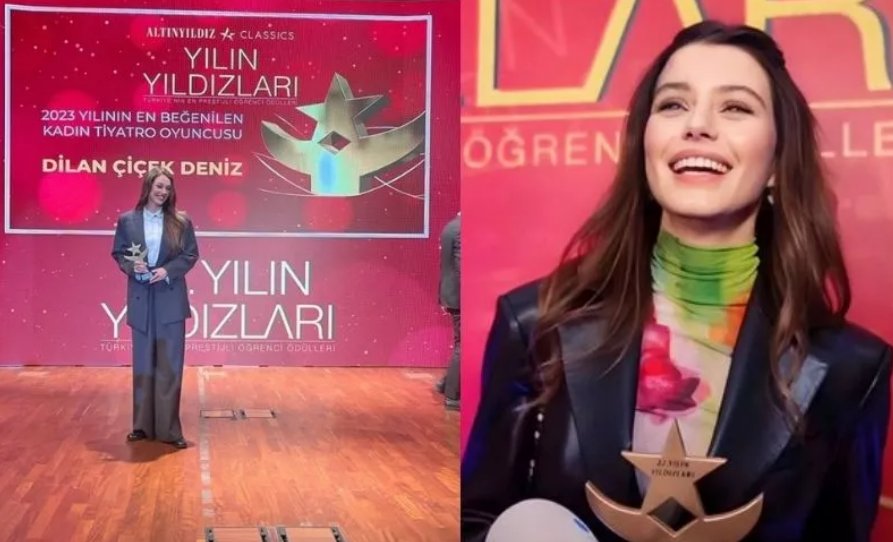 Yılın Yıldızları ödülleri sahiplerini buldu! Serenay Sarıkaya enerjisi ile Gece'ye renk kattı