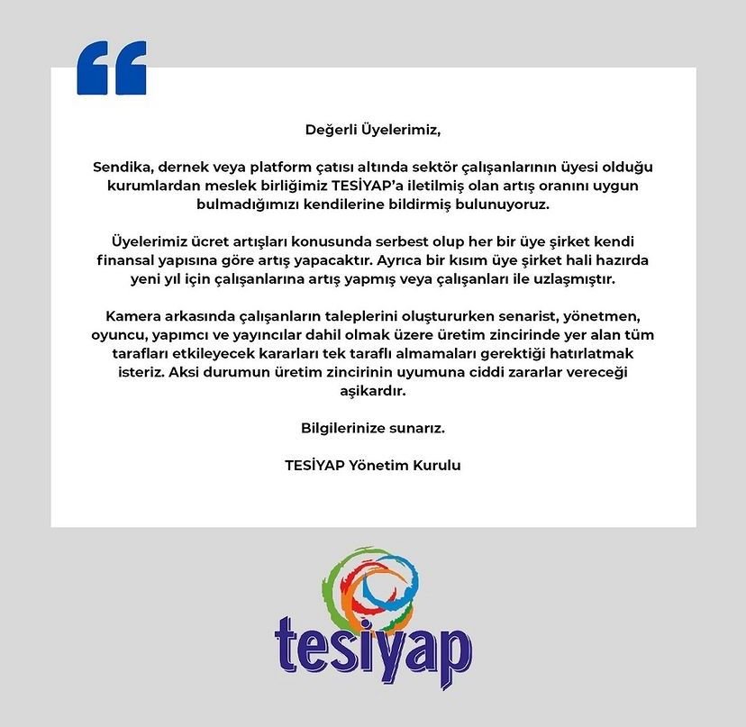 Ekran arkasında kriz: Sektörde ücret artışı çıkmazı!