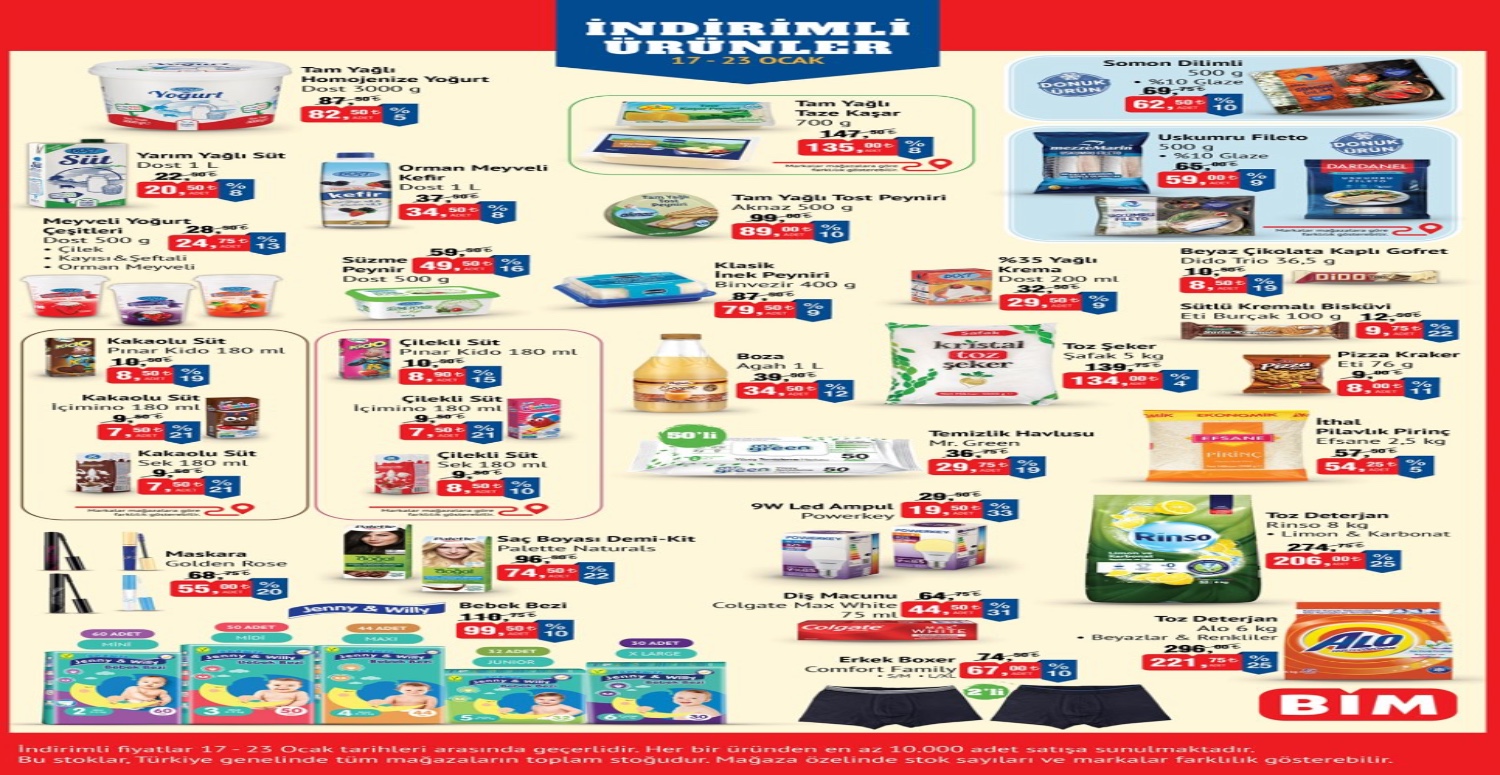 Kahvaltılık ürünlerinde yüzde 21 indirim kampanyası başladı! Bim marketlerde 23 Ocak’a kadar devam edecek