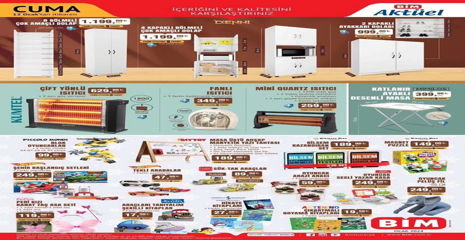 O büyük indirim katalogu yarın başlıyor! 18 Ocak’a kadar tüm ürünler kapanın elinde kalacak