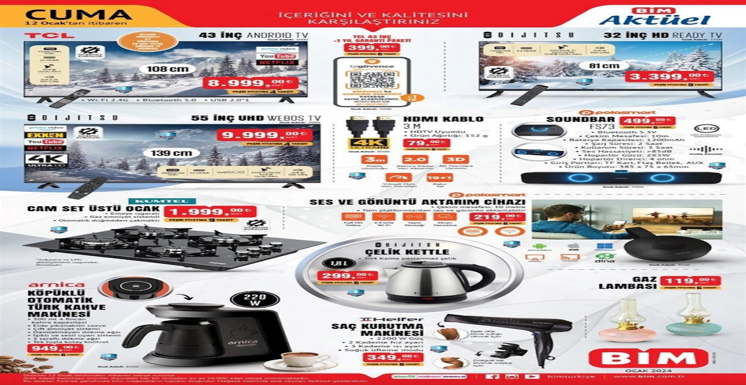 O büyük indirim katalogu yarın başlıyor! 18 Ocak’a kadar tüm ürünler kapanın elinde kalacak