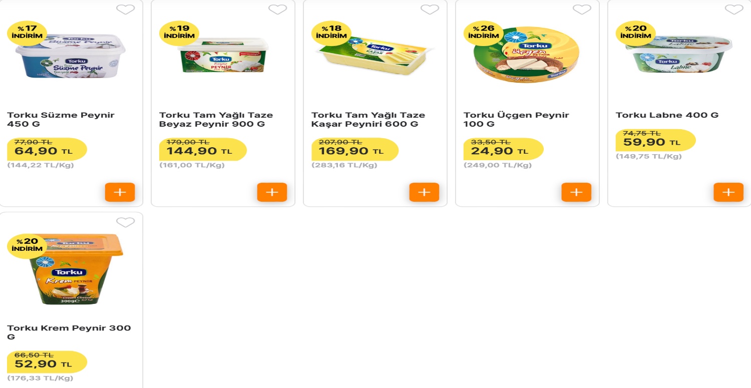 Peynirler yüzde 26 indirimli satışa çıkartıldı! Beyaz peynir, kaşar peynir, üçgen peynir hepsi yok fiyatına satışta