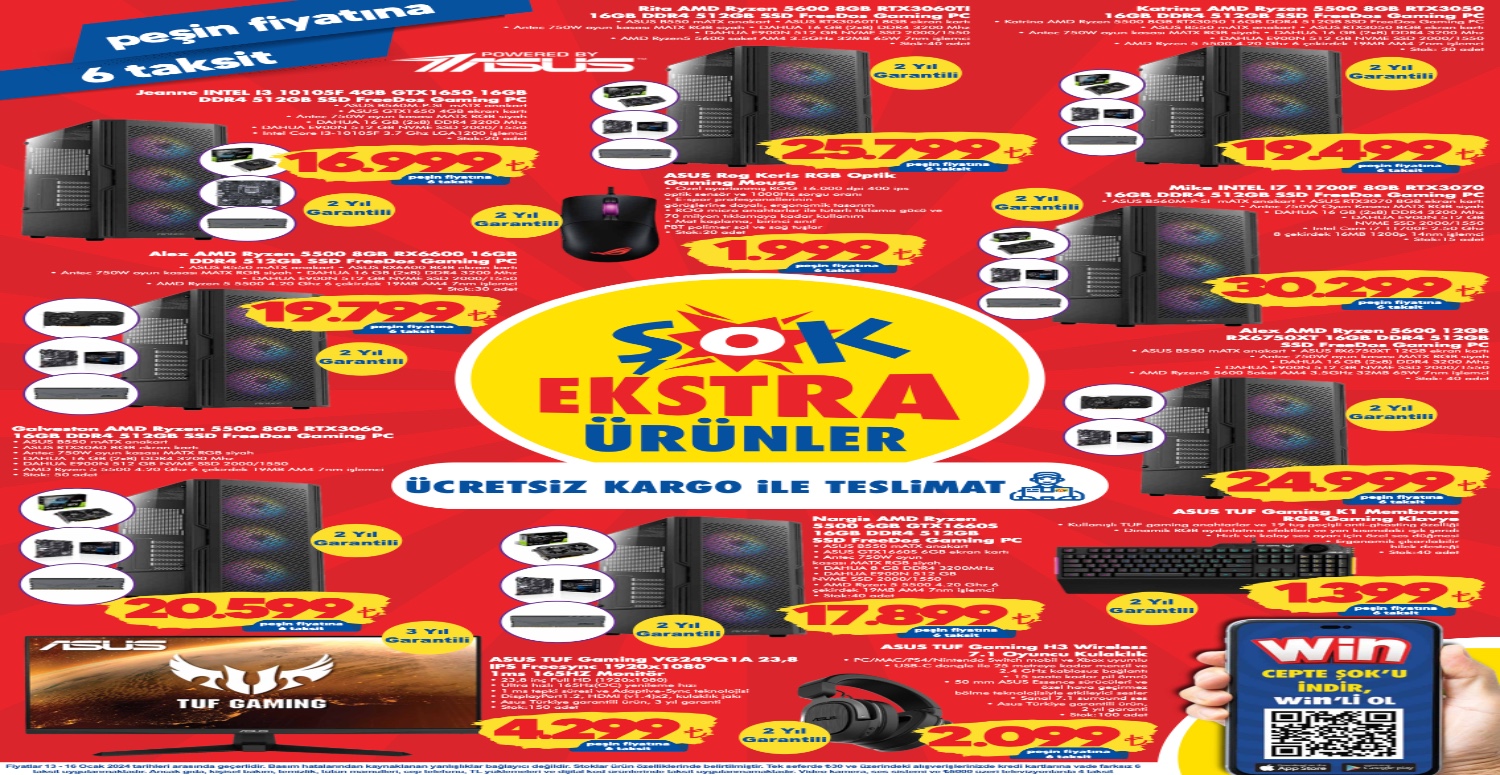 Şok 13 16 Ocak aktüel katalogu