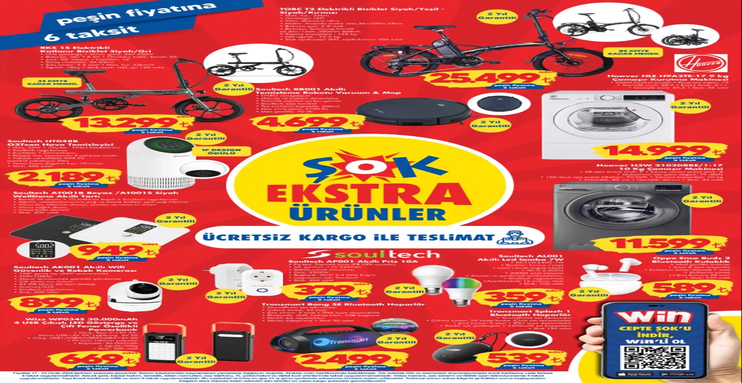 Şok 17 23 Ocak aktüel katalogu