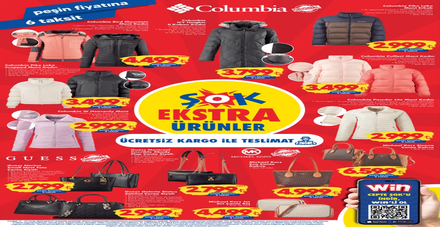 Şok 17 23 Ocak aktüel katalogu