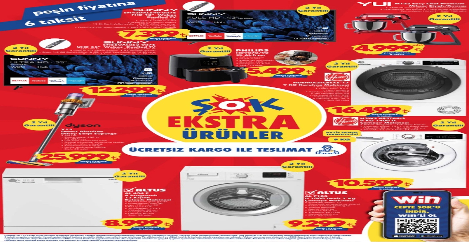 Şok 20 23 Ocak aktüel katalogu