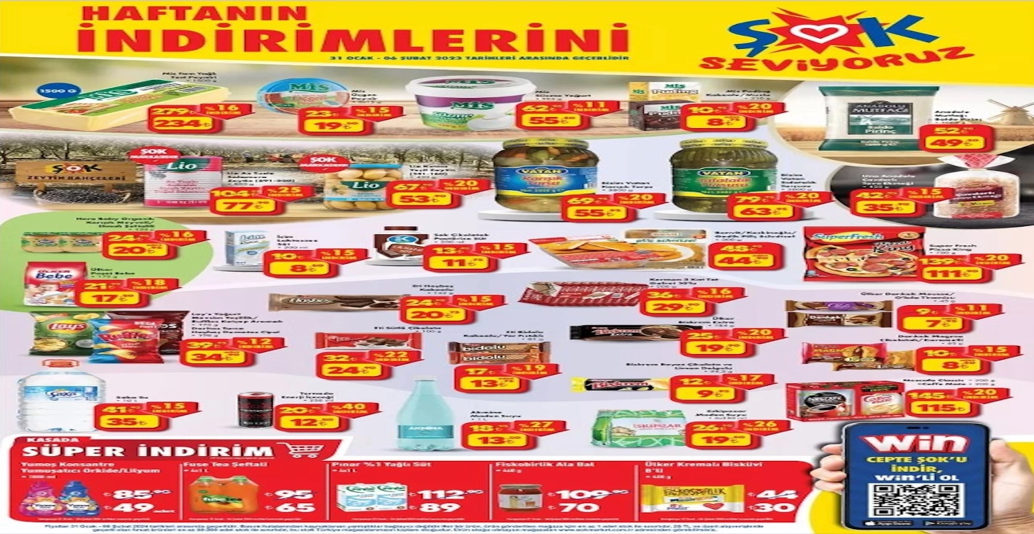 Şok 31 Ocak 6 Şubat aktüel katalogu