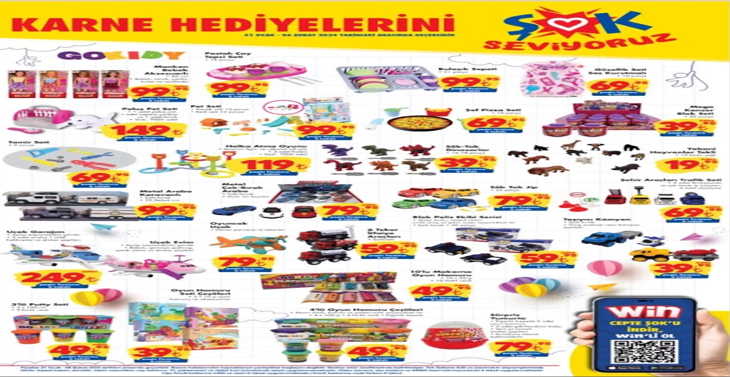 Şok 31 Ocak 6 Şubat aktüel katalogu