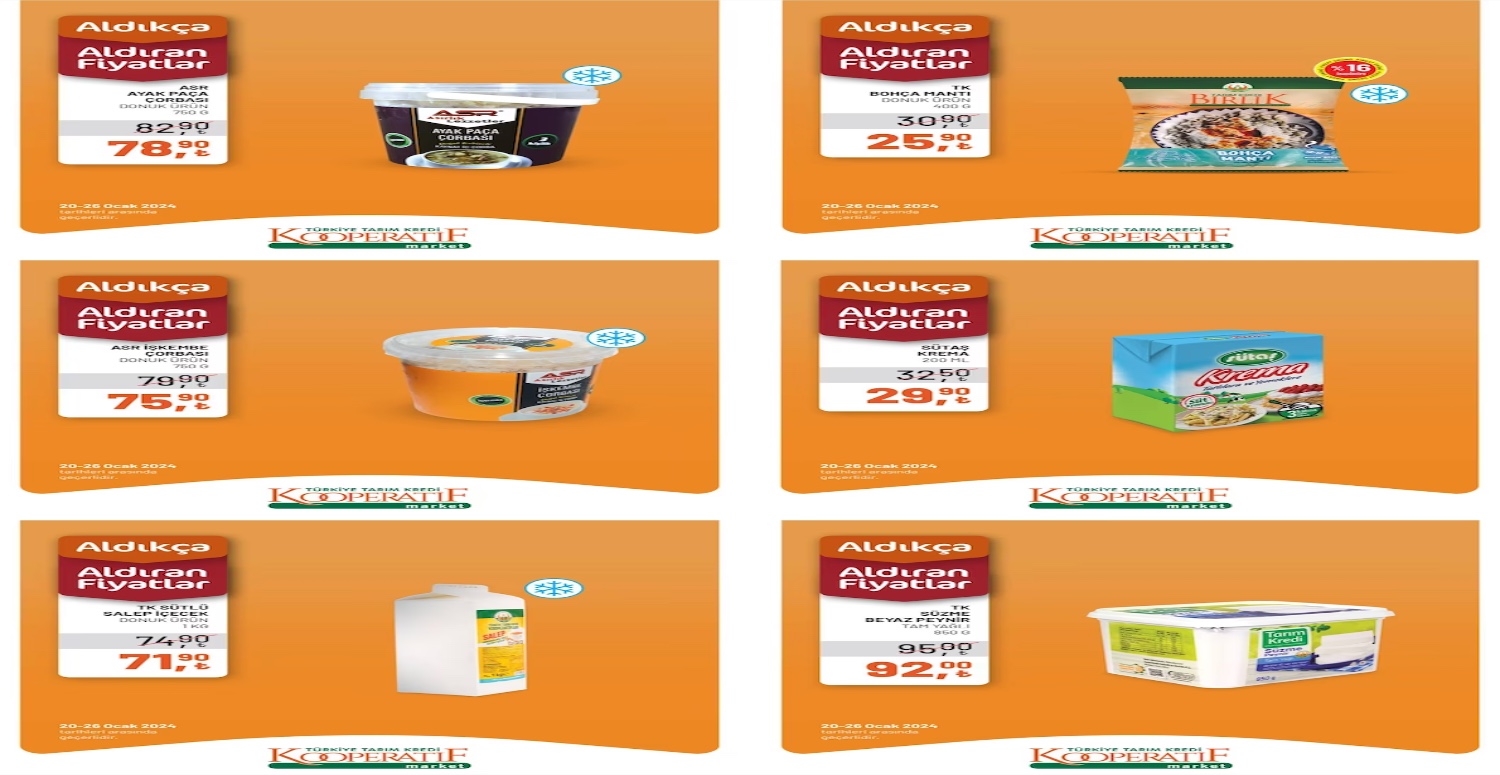 Tarım Kredi 20 26 ocak aktüel kataloğu