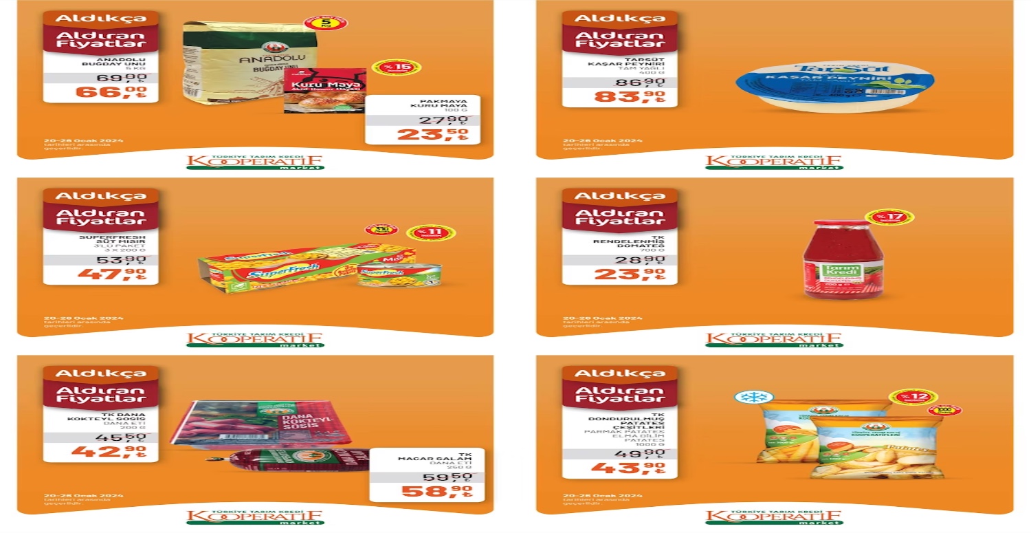 Tarım Kredi 20 26 ocak aktüel kataloğu