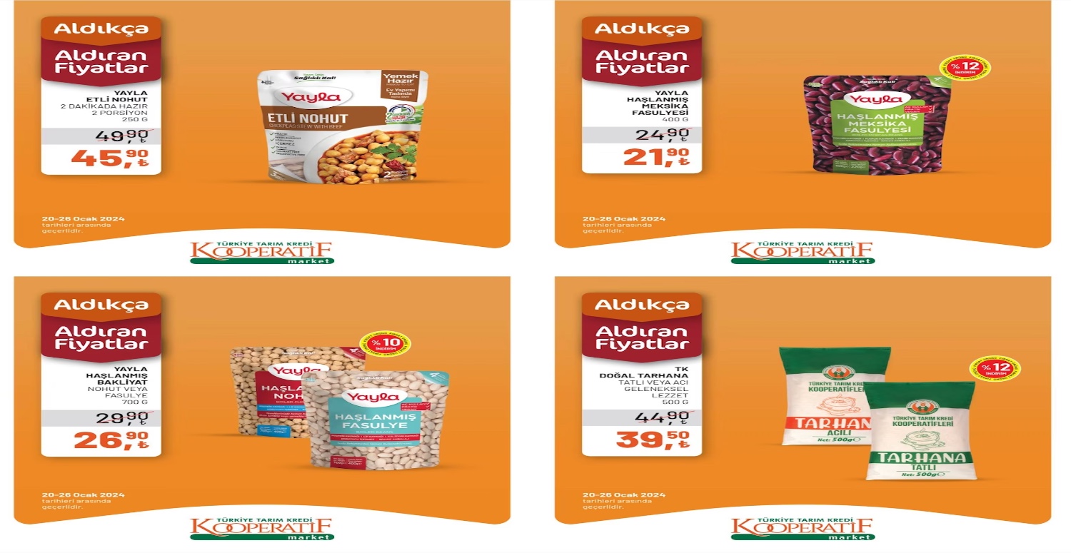 Tarım Kredi 20 26 ocak aktüel kataloğu