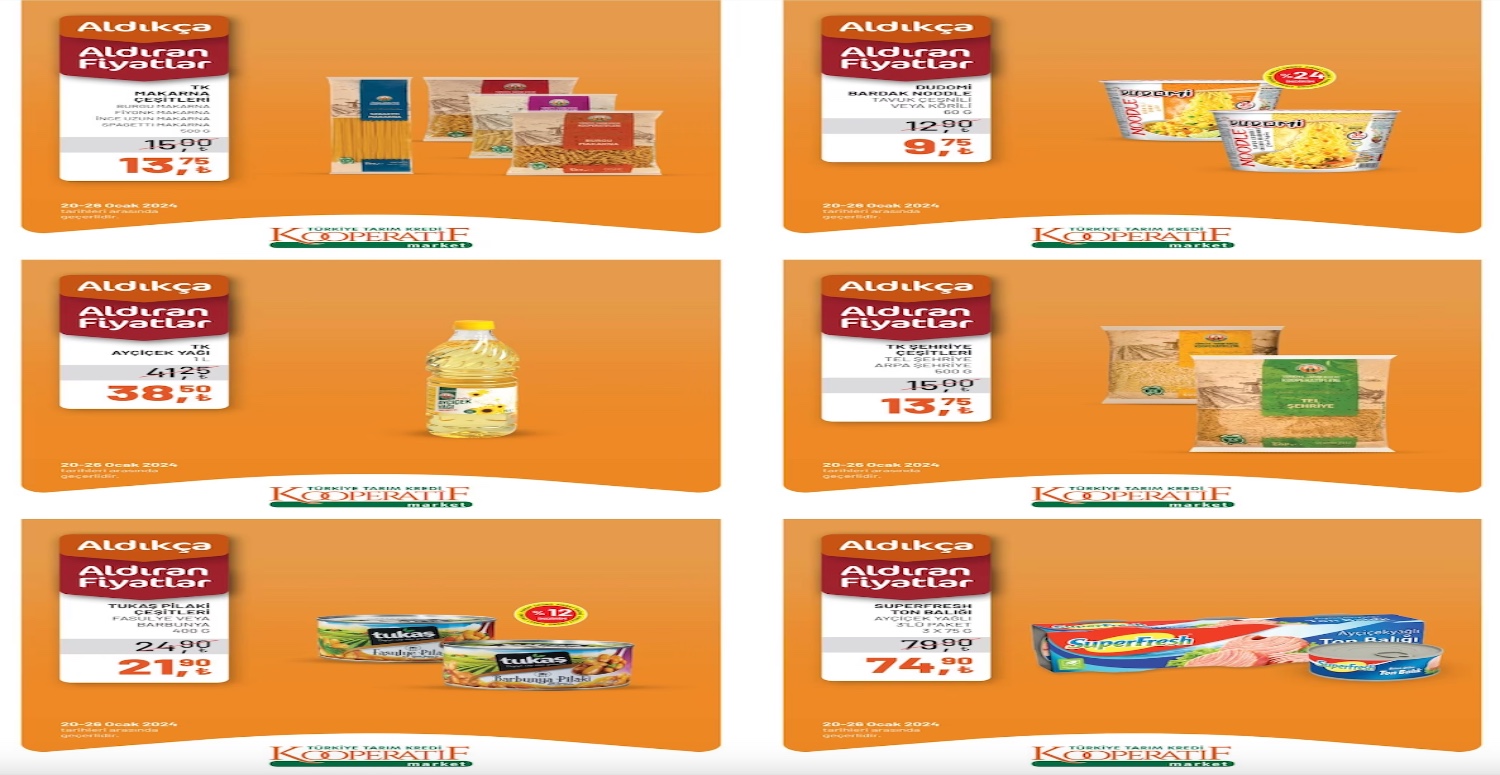 Tarım Kredi 20 26 ocak aktüel kataloğu