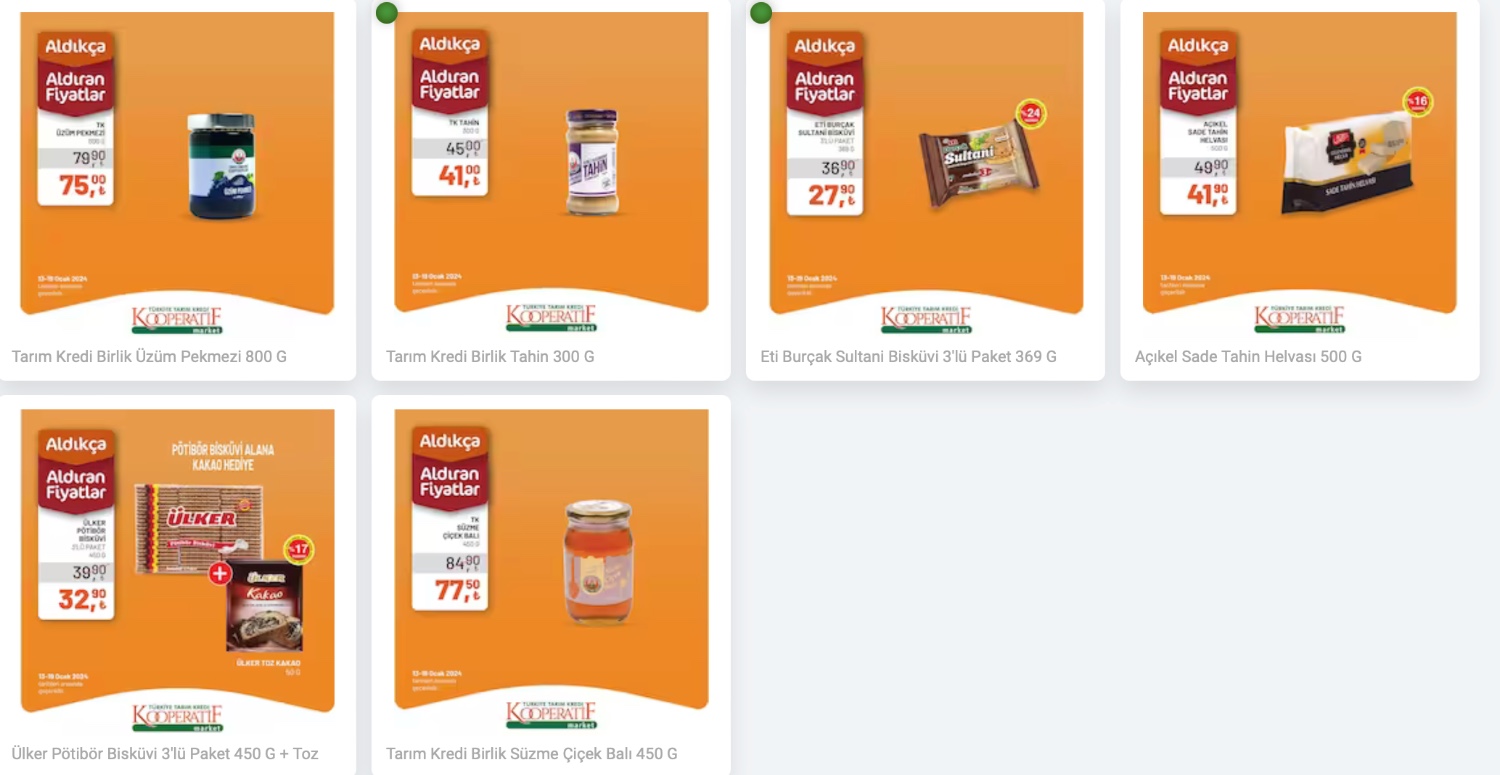 Tarım Kredi Kooperatif 13 19 Ocak aktüel katalogu