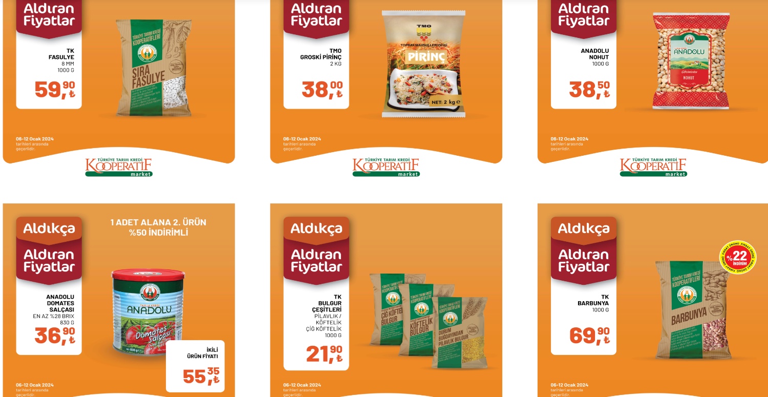 TARIM KREDİ KOOPERATİFİ 6 12 OCAK 2024 AKTÜEL KATALOGU